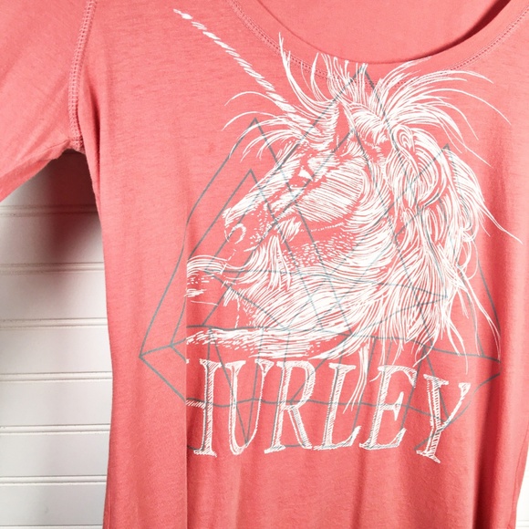 Hurley Geometric Unicorn Graphic Long Sleeve - Picture 3 of 6